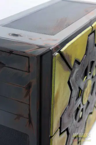 Creating a rust and worn look with paint 1 Creating a rust and worn look with paint Americanfreak, case modding, quakecon 1