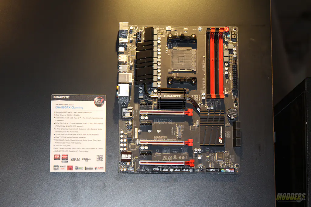 Gigabyte @ PAX East Boston 2016 Aorus x3+, Aorus x5S Limited Edition Camoflash, Aorus x7Pro, GA-990FX Gaming, GA-X170 Extreme ECC, GA-Z170X-Gaming 6, GA-Z170X-Gaming G1, Gigabyte p35x, Gigabyte p43, Gigabyte p57w (consumer gaming line) 4