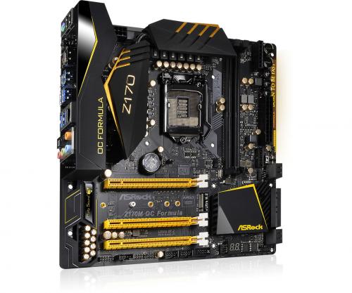 ASRock Z170 OC Formula Now Available in mATX: Z170M OC Formula ASRock, ddr4, Motherboard, oc formula, overclocking, skylake, z170m 3