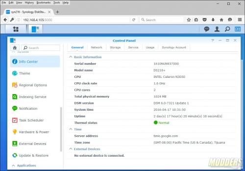 Synology DiskStation DS216+ NAS Review Intel, NAS, networking, RAID 0, RAID 1, Storage, Synology 14