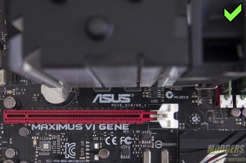 CRYORIG H7 PCIe Clearance