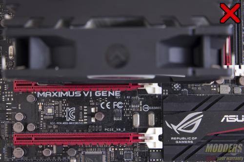 CRYORIG H7 PCIe Clearance