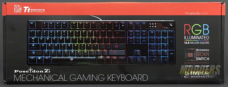 Thermaltake Poseidon Z RGB Mechanical Gaming Keyboard Review Keyboard, led, mechanical, rgb, USB 1