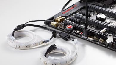 Phanteks PSU extension and RGB LED kits