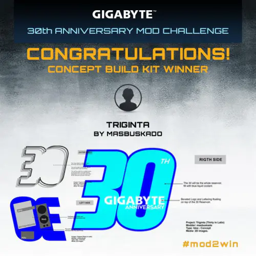 GIGABYTE #MOD2WIN Concept Build-Kit Winners Announced 3 #Mod2Win