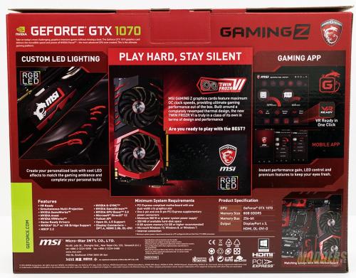GEFORCE® GTX 1070 GAMING Z 8G