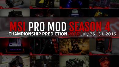 MSI PRO MOD Season 4 Championship Prediction Voting Begins voting 2