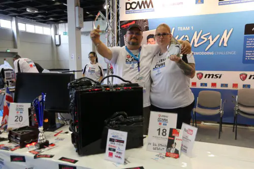 Casemods of DCMM @ Gamescom 2016 22 Ali Abbas and Monia Reuter - "Tribute to HR Giger" - 24h Casemod Category