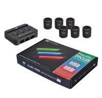 Thermaltake Announces Pacific RGB LED Equipped Hard Tube Fittings 16mm, fittings, Liquid Cooling, rgb led, Thermaltake 1