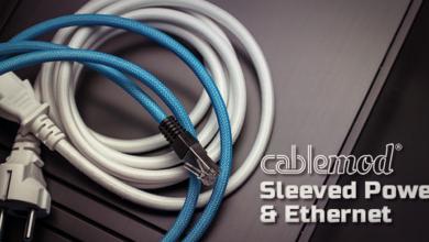 CableMod Now Offers Sleeved Power and Ethernet Cables modflex 1