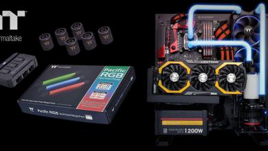 Thermaltake Announces Pacific RGB LED Equipped Hard Tube Fittings 16mm, fittings, Liquid Cooling, rgb led, Thermaltake 16