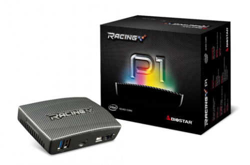 Biostar Racing P1 Brings RGB LED Craze to Mini-PC Market biostar, cherry trail, Intel, Mini-PC, soc, vesa 1