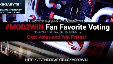 Gigabyte #Mod2Win Fan Favorite Voting Begins mod2win 1