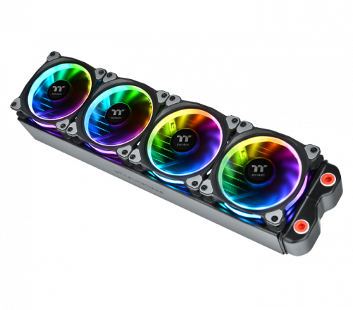 More RGB from Thermaltake as Pacific W4 CPU Block and Riing Plus 12 Fans Launched cpu block, Fans, pacific w4, radiator, rgb, Thermaltake, tt premium, watercooling 4