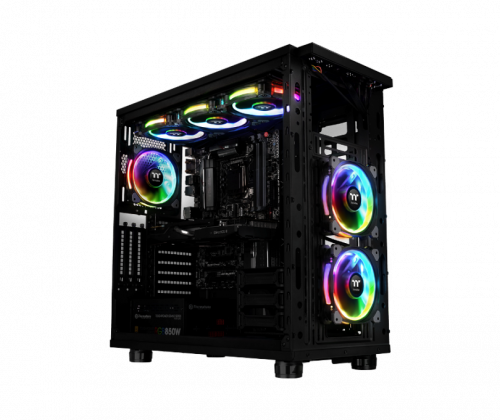 More RGB from Thermaltake as Pacific W4 CPU Block and Riing Plus 12 Fans Launched cpu block, Fans, pacific w4, radiator, rgb, Thermaltake, tt premium, watercooling 2