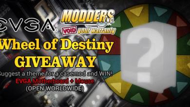 Wheel of Destiny Case Mods #1 Giveaway by EVGA and Modders-Inc