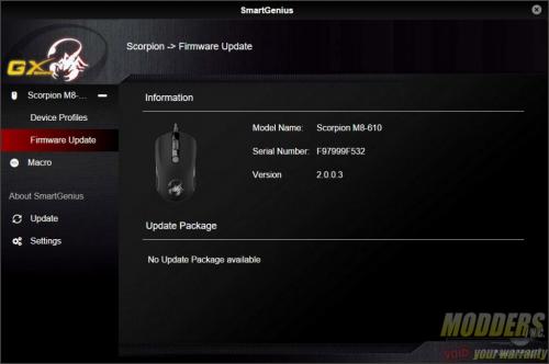 Genius GX Gaming Scorpion M8-610 SmartGenius Software