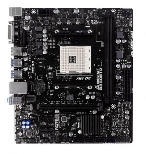 Biostar Introduces Two Affordable AM4 B350 Micro-ATX Motherboards b350et2, b350gt3, biostar, micro atx 3