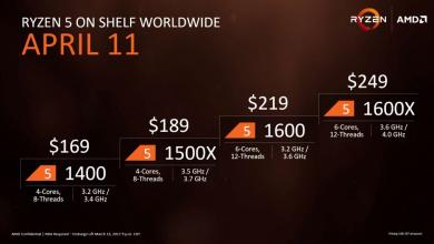 AMD Ryzen 5 CPUs Arriving April 11 Worldwide