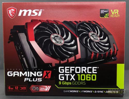 MSI GeForce GTX 1060 GAMING X PLUS