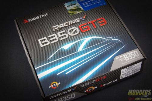 Biostar Racing B350GT3 AM4 Motherboard Box Rear