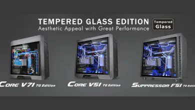 Thermaltake Updates Core V71, V51 and Suppressor F51 with Tempered Glass