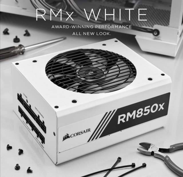 Corsair Introduces RM850x In White Inc