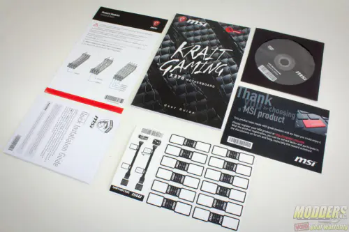 MSI X370 Krait Gaming AM4 Motherboard Accessories