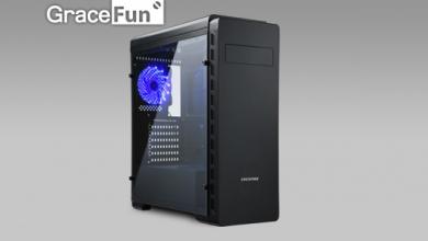 Enermax GraceFun Black with blue fan