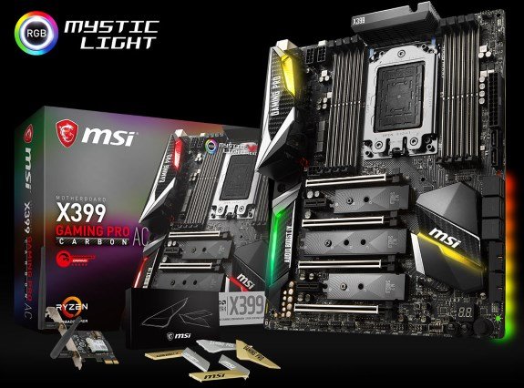 forarbejdning yderligere konto MSI Readies X399 GAMING PRO CARBON AC To Rip Threads - Modders Inc
