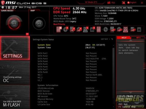 MSI X299 Tomahawk Arctic Motherboard Review Intel, MSI, x299 15