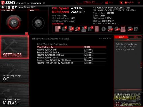 MSI X299 Tomahawk Arctic Motherboard Review Intel, MSI, x299 25
