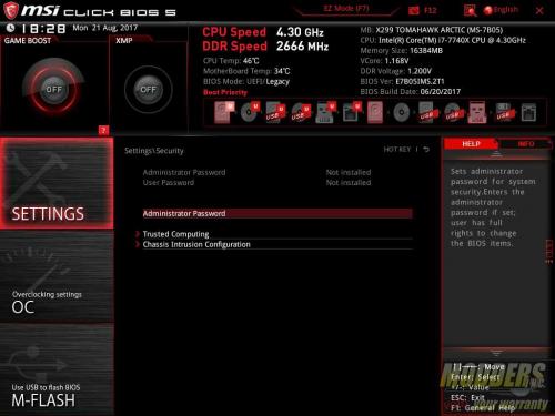 MSI X299 Tomahawk Arctic Motherboard Review Intel, MSI, x299 26