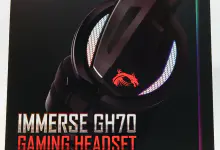 MSI IMMERSE GH70 GAMING HEADSET Review 9 MSI GH70 Gaming Headset Box Front