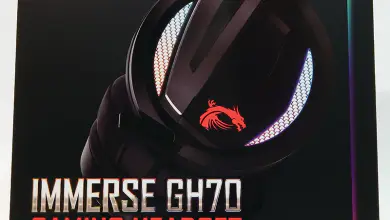 MSI IMMERSE GH70 GAMING HEADSET Review 44 MSI GH70 Gaming Headset Box Front