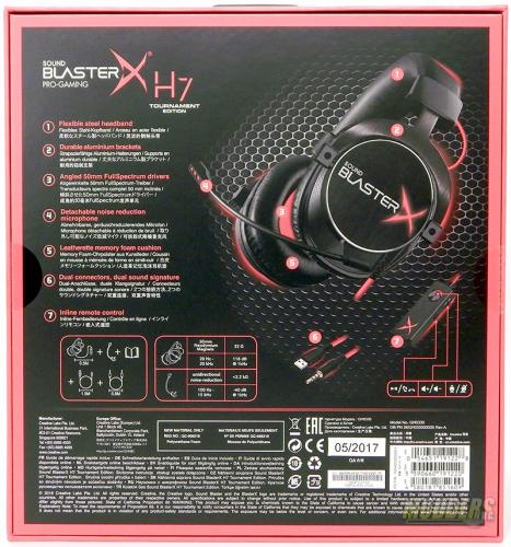 Creative Sound BlasterX Pro-Gaming H7 Tournament Edition Gaming Headset
