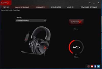 Creative Sound BlasterX Pro-Gaming H7 Tournament Edition Gaming Headset