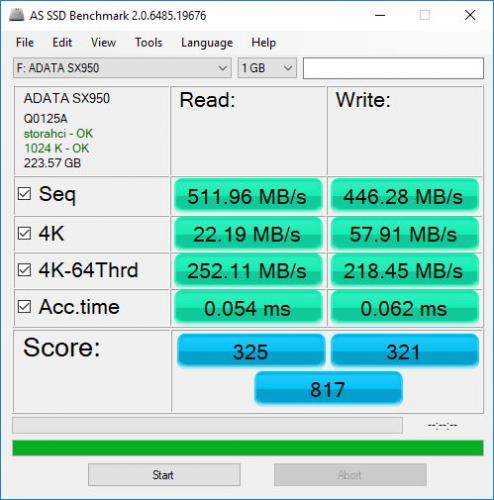 SX950 SSD Review