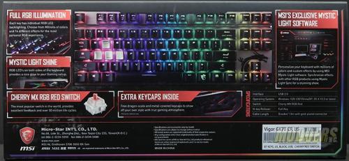 MSI Vigor GK70 Gaming Keyboard
