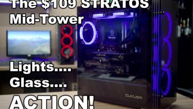 Stratos Mid-Tower Case Video Review ATX, led, Ring, tempered glass 5