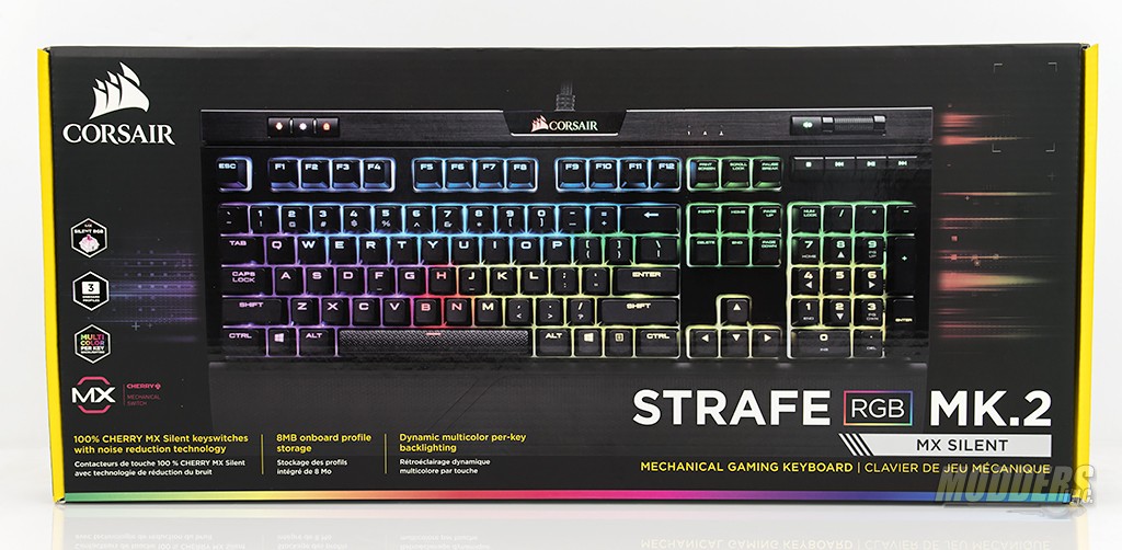 straf Forfølge Aktiver Corsair STRAFE RGB Mk.2 Gaming Keyboard Review - Modders Inc