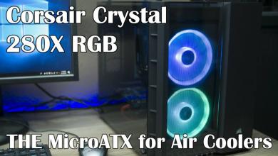 Corsair Crystal 280X RGB Video Review micro atx 1