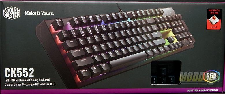 Cooler Master CK552 Full RGB Mechanical Gaming Keyboard