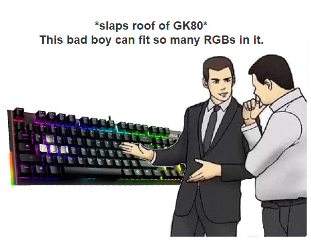 MSI Vigor GK80 Gaming Keyboard