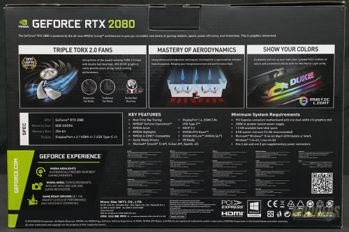 MSI GeForce RTX 2080 Duke 8G OC Graphics Card Review 2080, GeForce, Graphic Card, MSI, Nvidia, overclocking, rgb led, rtx, Video Card 3
