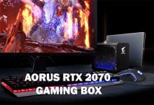 GIGABYTE Releases the AORUS RTX 2070 Gaming Box Aorus, Gigabyte, RTX 2070 1