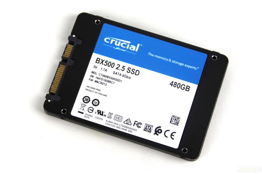 Crucial BX500 480GB SATA SSD Review - Modders Inc
