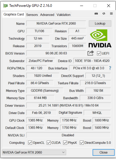 Zotac RTX 2060 AMP - Page 8 Of 9 - Modders Inc