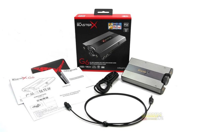 Sound BlasterX G6 External Sound Card Review Audio Reviews, creative sound blaster, External Sound Card, modders-inc, sound blaster, Sound BlasterX G6, sound card 4