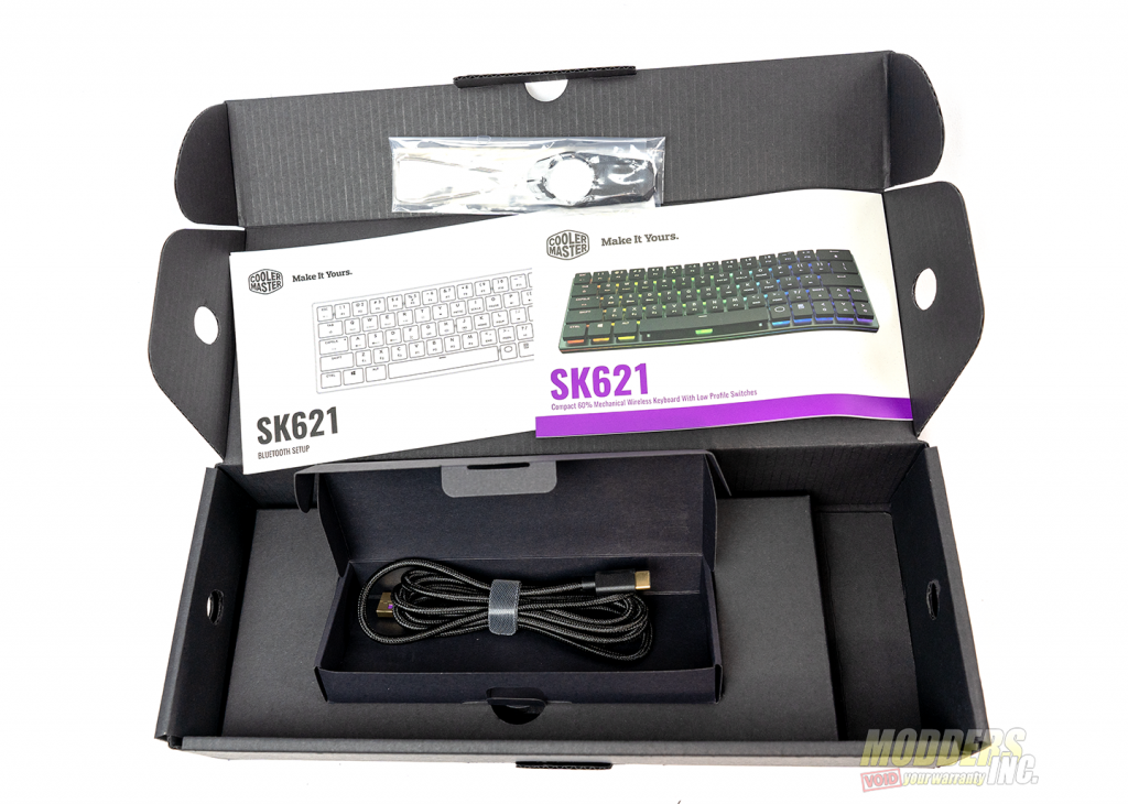The Cooler Master SK621 Wireless Keyboard Review Bluetooth Keyboard, Cherry MX Low Profile, Cooler Master, Cooler Master SK621, Keyboard Reviews, Modder-Inc. Keyboard Reviews, RGB Wireless Keyboard, SK621, Wireless keyboard 4